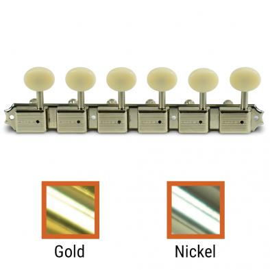 Kluson 6 On A Plate Left Hand Deluxe Series Tuning Machines